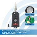 X Autohaux 2pcs 315mhz Bgbx1t478ske125-01 Flip Keyless Entry Remote Key Fob For Mazda 5 2 Cx-7 Cx-9 Chip 63 80 Control