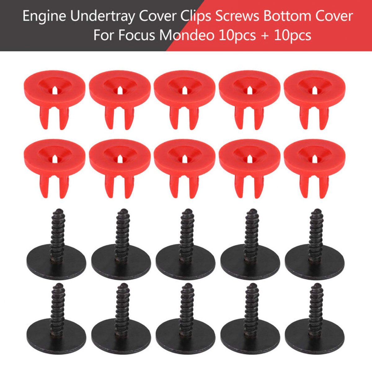 Clips 20pcs Engine Undertray Bottom Cover Shield Replacement Parts Guard For