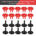 Clips 20pcs Engine Undertray Bottom Cover Shield Replacement Parts Guard For