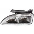 Headlight Assembly Driver Side For Chevy Cavalier 1995 1996 1997 1998 1999 Replacement Gm2502130 And 16523441 Halogen Clear 