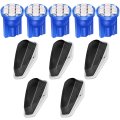 Smoke Lens Cab Marker Lights With Blue Led Bulbs For 1980 To 1997 Ford F150 F250 F350 F Super Duty Roof Clearance Running Light 