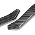 Auto Dynasty 3pcs Ct-style Car Front Bumper Lip Spoiler Wing Body Kit Compatible With 350z Z33 03-05 Carbon Fiber Look