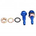 2pcs Windshield Washer Nozzle Keenso Universal Spray Jet Replacement Kit Blue Other Accessories