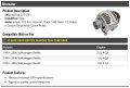 Alternator 120 Amp Compatible With 1999-2006 Volkswagen Beetle
