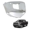 Front Right Side Bumper End Cap Chrome Steel With Parking Aid Sensor Holes Replacement For Tundra 2014-2021 
