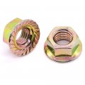 1 4-20 Unc Serrated Flange Hex Lock Nuts Zinc Plated Carbon Steel 50 Pcs 4 In 20 Tpi Coarse Thread 