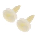 Panel Trim Retainer For Pontiac Firebird 1990 Interior Nylon Fasteners 2 Pieces Tan White 0 75 In Head Diameter Replaces 