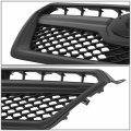 Factory Style Front Bumper Grill Grille Assembly With Trim Compatible Subaru Xv Crosstrek 2013-2015 Matte Black