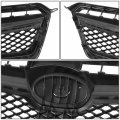 Factory Style Front Bumper Grill Grille Assembly With Trim For Subaru Xv Crosstrek 2013-2015 Matte Black