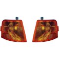Volvo Vnl Series Front Turn Signal Light Pair Amber Lens For 1996 2003 Driver And Passenger Side Dot Sae Certified Housing Only 