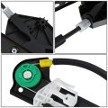 Factory Style Rear Power Window Regulator Without Motor Assembly Compatible With Bmw X3 04-10 Driver Left Side