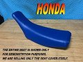 New Replacement Seat Cover Fits Cr500 1997-90 Honda Cr125 Cr 125 500 Blue 159b