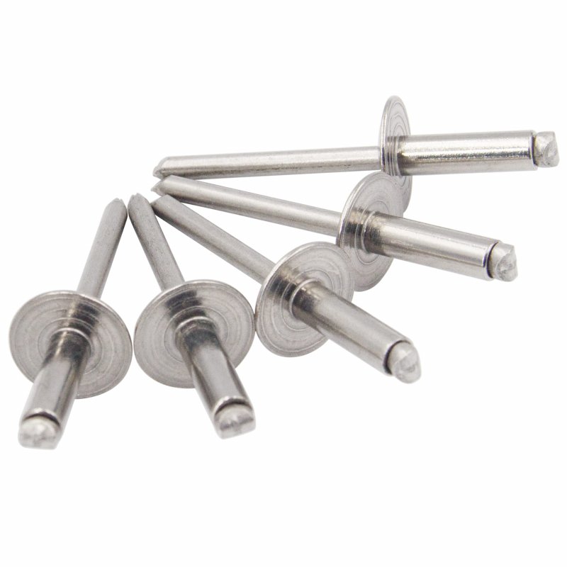 Ispinner 30pcs 3 16 X 5 8 Stainless Steel Large Flange Blind Rivets 4 16mm Pop
