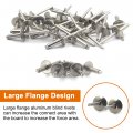 Ispinner 30pcs 3 16 X 5 8 Stainless Steel Large Flange Blind Rivets 4 16mm Pop
