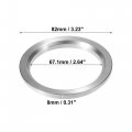 X Autohaux 4pcs Od 82mm To Id 67 1mm Aluminum Alloy Car Hub Centric Rings Wheel Bore Center Spacer
