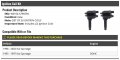 Ignition Coil Kit 2 Piece Compatible With 1995-2002 Kia Sportage Dohc