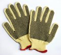 Cordova 3066l Aramid Cotton Gloves Plaited Machine Knit 10-gauge 2-side Pvc Dots Ansi Cut Level A2 Large 12-pack 