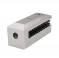 Stainless Steel 2205 Grade Side Wall Mounted Smart Spigot Glass Clamp For 1 2 Threaded Rod Brush Satin Finish 1-piece