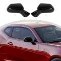 Exterior Rear View Mirror Cover Caps Trim For Chevrolet Camaro 2016 2025 Black Abs Plastic Decoration Accessories 2 Piece Set 