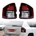Anzios 1 Pair Of Rear Taillight Stop Light Brake Lamp Both Sides Superbly Compatible With Jeep Compass 2014-2017