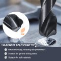 15 5mm Drill Bit 12mm Reduced Shank M35 Cobalt High-speed Steel Twist Nitriding Black Surface 118a For Alloy Cast Iron High