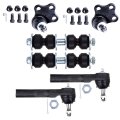 6 Piece Suspension Kit For 1997 To 2005 Chevrolet Cavalier And Pontiac Sunfire Front Outer Tie Rod Ends Lower Ball Joints 2 