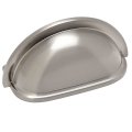 Cosmas 5 Pack 4310sn Satin Nickel Cabinet Hardware Bin Cup Drawer Handle Pull 3 Inch 76mm Hole Centers 