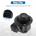 X Autohaux Car Power Mirror Control Switch 93bg-17b676-ba Replacement Ford Fiesta 1978-1980 For 1998-2001