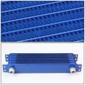Universal Blue Aluminum 7-row Engine Oil Cooler Filter Relocation Kit