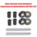 Wflnhb Both Sides Front Upper And Lower A Arm Bushing Kit Replacement For Honda Foreman Rubicon 500 2001-2017