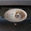 Beagle Dog Breed Oval Tow Trailer Hitch Cover Plug Insert