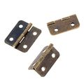 Dophee 12pcs Antique Brass Jewelry Gift Wood Box Cabinet Drawer Hinge Screws Tool Set 