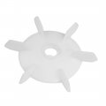 Spare Part 20mm Inner Dia 6 Vane Impeller Plastic Motor Fan Wheel 