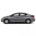 Dawn Enterprises Fe-ela07 Finished End Body Side Molding Compatible With Hyundai Elantra Shale Gray Metallic V8s