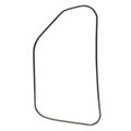 81852glh Left Hand Side Flat Mirror Glass Assembly For Snap And Zap 81850 Includes Mounting Plate Hardware Rectangular Black 