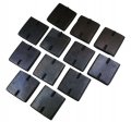 Rubber Tire Cleats For Car And Auto Hauler Ratchet Straps 12 Pack Fits 2 In Webbing Black Model 2rcx12 