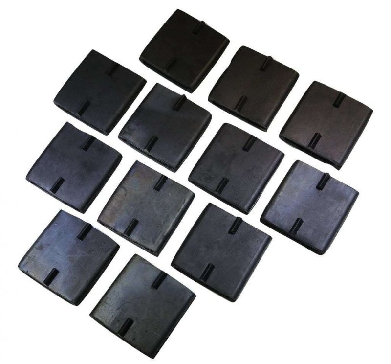 Rubber Tire Cleats For Car And Auto Hauler Ratchet Straps 12 Pack Fits 2 In Webbing Black Model 2rcx12
