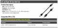 Front Cv Axle Shaft Set Of 2 Compatible With003-2007 Honda Accord 2 4l 4-cylinder Gas Automatic Transmission