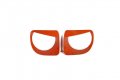 Junleli Front Headlight Decoration Cover Trim Decals For Jeep Renegade 2019 2020 2021 2022 2023 Car Exterior Accessories Abs