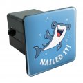Nailed It Hammerhead Shark Funny Humor Pun Tow Trailer Hitch Cover Plug Insert