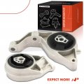 A-premium 2pcs Front And Rear Transmission Mount Kit Compatible With Chevrolet Hhr006011 Cobalt 2005-2010 Pontiac G5 2007-2010
