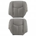 Carbhub Leather Seat Cover Gray 922 For Gmc Sierra Silverado 1500 2500 3500 Chevrolet Suburban Tahoe Avalanche Yukon 19127430