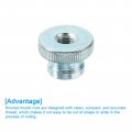 Uxcell Knurled Thumb Nuts 4pcs M8 Carbon Steel Nut High Head Through Hole For 3d Printer Part Light Blue
