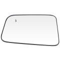 Heated Left Driver Side Mirror Glass For 2007 2008 2009 2010 2011 Ford Edge And Lincoln Mkx Convex Chrome Metallic Finish Door 