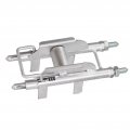 Okuyonic Wire Threading Aids Silver Flexible Pulley High Hardness Stable Puller Tool With Anti Slip Sawtooth Universal Cable