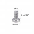 Uxcell M2 5x5mm Machine Screws Pan Phillips Cross Head Screw 304 Stainless Steel Fasteners Bolts 30pcs