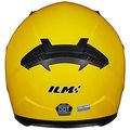 Full Face Motorcycle Street Bike Helmet Dot Model Ilm-313 With Removable Winter Neck Scarf And 2 Visors Small Yellow