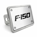 Ipick Image Made For Ford F-150 2009 To 2014 Uv Graphic Brushed Silver Billet Aluminum 2 Inch Tow Hitch Cover
