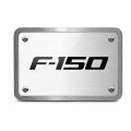 Ipick Image Made For Ford F-150 2009 To 2014 Uv Graphic Brushed Silver Billet Aluminum 2 Inch Tow Hitch Cover