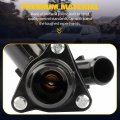 Ocpty Thermostat Housing Fit For Ford Escape 2001-2004 For Mazda Tribute Engine Coolant Assembly Replaces Aj0315176a 902-810